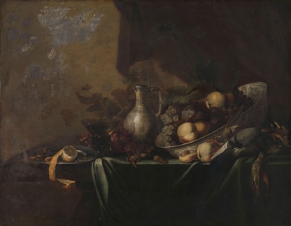 Still Life with Fruit, 1648-1673. Creator: Michiel Simons.