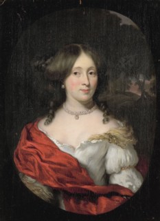 Portrait of Belichje Hulft, wife of Gerard Röver, merchant and shipowner in Amsterdam, 1675-1693.  Creator: Nicolaes Maes.