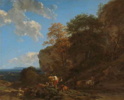 Italian Landscape, 1650-1683. Creator: Nicolaes Berchem.