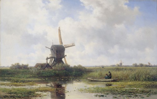 The Gein River, near Abcoude, 1870-1897. Creator: Willem Roelofs.