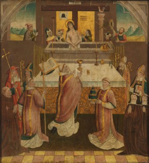Mass of Saint Gregory, c.1500. Creator: Anon.