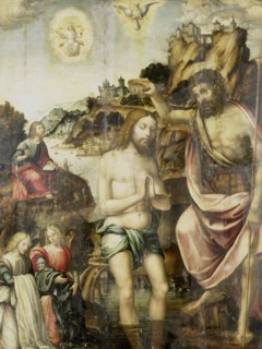 Baptism of Christ, 1500-1549. Creator: Anon.