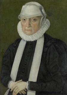 Portrait of a Woman, probably Anna Jagellonia, Queen of Poland, 1570-1580. Creator: Anon.