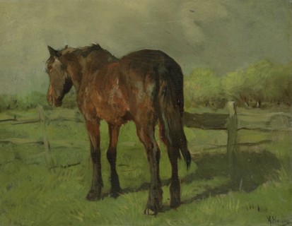 Horse, 1860-1888.  Creator: Anton Mauve.