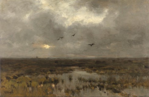 The Marsh, c.1885-c.1888. Creator: Anton Mauve.