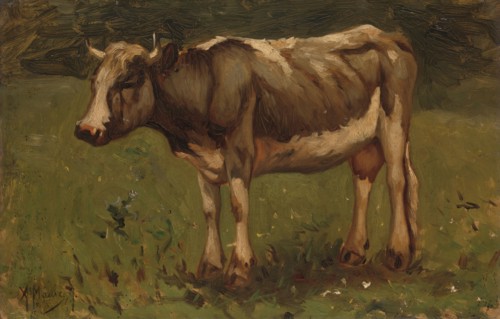 Cow, 1860-1888. Creator: Anton Mauve.