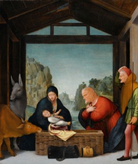 The Adoration of the Shepherds, 1500-1535. Creator: Bramantino.