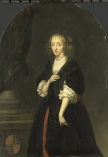 Portrait of Jacoba Bicker (1640-95), wife of Pieter de Graeff, 1663. Creator: Gaspar Netscher.