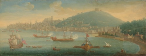 View of Naples, 1675-1750.  Creator: Circle of Gaspar van Wittell.