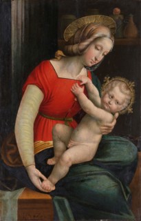 Madonna and Child, 1526. Creator: Defendente Ferrari.