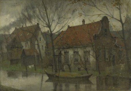 View in a Village, 1885-1900. Creator: Johann Eduard Karsen.