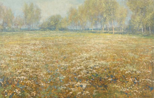 Meadow in Bloom, 1913. Creator: Egbert Schaap.
