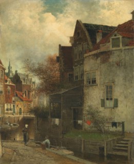 Cityscape, 1860-1905. Creator: Ferdinand Carl Sierig.