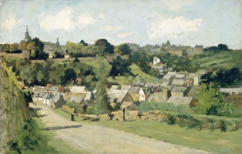 View of Dinant, c.1895-c.1896. Creator: George Poggenbeek.