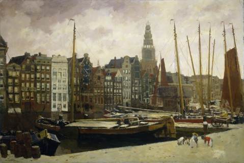 The Damrak, Amsterdam, 1903. Creator: George Hendrik Breitner.