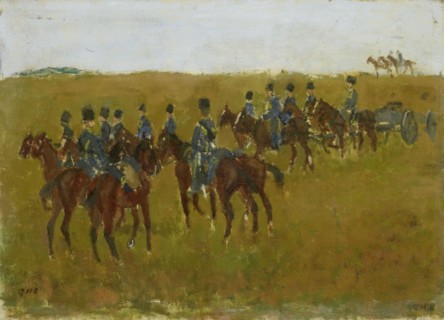 Artillery on Maneuver, c.1880-c.1923. Creator: George Hendrik Breitner.