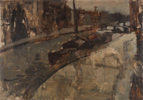 Prinsengracht near Lauriergracht, Amsterdam, c.1880-c.1923. Creator: George Hendrik Breitner.