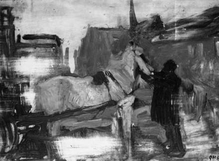 View in Amsterdam, 1880-1923. Creator: George Hendrik Breitner.