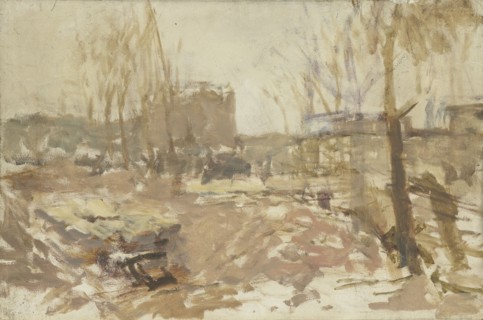 Building site at De Clercqstraat, c.1880-c.1923.  Creator: George Hendrik Breitner.