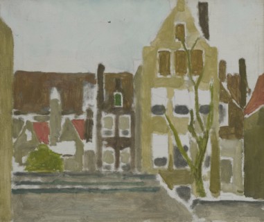 A Group of Houses, c.1880-c.1923. Creator: George Hendrik Breitner.