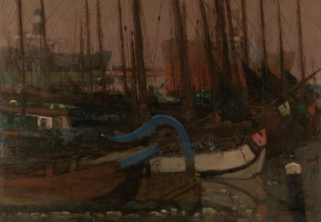 Ships in the Ice, 1901. Creator: George Hendrik Breitner.