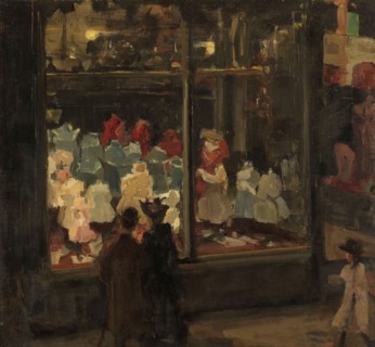 Shop Window, 1894. Creator: Isaac Lazerus Israels.