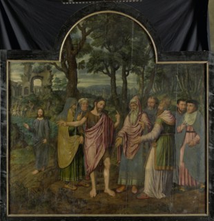 Triptych with Scenes from the Life of St John the Baptist, 1557. Creator: Jan van Coninxloo the Younger.