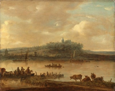 View of the Rhine and the Elterberg, after 1645. Creator: Unknown.