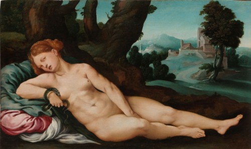 The Dying Cleopatra, c.1520-c.1524. Creator: Jan van Scorel.