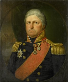Portrait of Rear-Admiral Job Seaburne May, 1823. Creator: Jan Willem May.