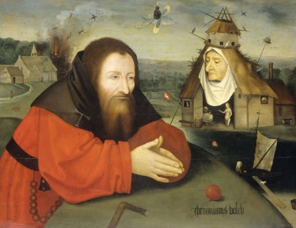 The Temptation of St Anthony, c.1550-c.1600. Creator: Jheronimus Bosch (manner of).