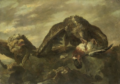 Eagles on the Cliffs, 1857. Creator: Jan Fyt.