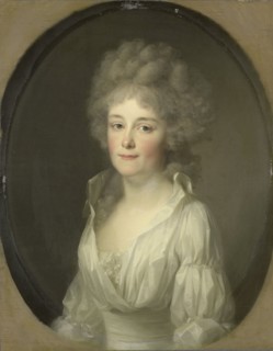 Portrait of Johanna Ferdinanda van Collen, Wife of Salomon Rendorp, 1793. Creator: Friedrich Tischbein.
