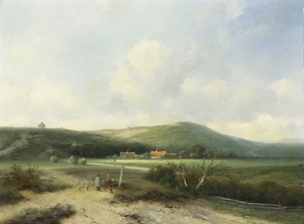 View in the Dunes, 1855. Creator: Johannes Franciscus Hoppenbrouwers.