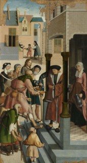 The Seven Works of Mercy, 1504. Creator: Master of Alkmaar.