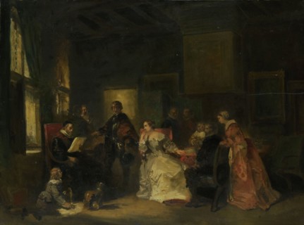 Historical Scene with William the Silent?, 1830-1860. Creator: Nicolaas Pieneman.