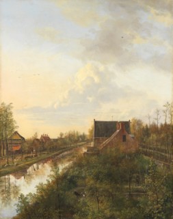 The Canal at ’s-Graveland, 1818. Creator: Pieter Gerardus van Os.