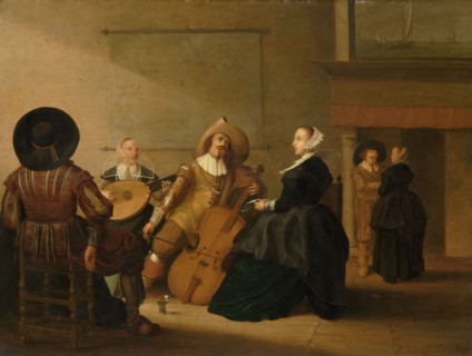 A Musical Company in an Interior, 1630. Creator: Pieter Symonsz Potter.