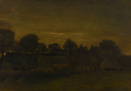 Farming Village at Twilight, 1884. Creator: Vincent van Gogh.