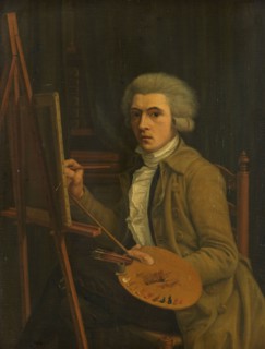 Portrait of a Painter, probably the Artist himself, 1788. Creator: Willem Uppink.