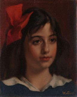 Portrait of a girl, 1885-1922.  Creator: Willem Witsen.