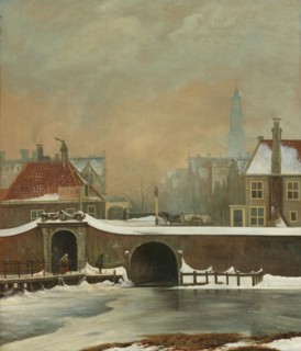The Raampoortje in Amsterdam, 1809. Creator: Cornelis Troost.