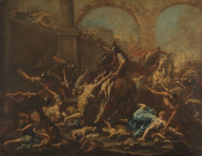 Massacre of the Innocents, 1715-1740. Creator: Alessandro Magnasco.