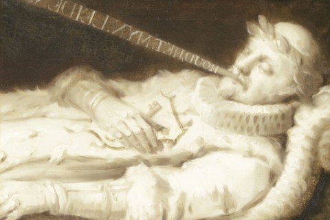Dirk van Bronkhorst op zijn sterfbed tijdens het beleg van Leiden in 1574, 1574-1599. Creator: Unknown.