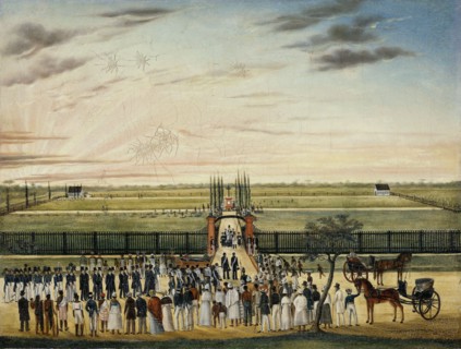 The Burial of Father Joannes Vitus Janssen (1803-43) at Paramaribo, 1843-1845. Creator: Anon.