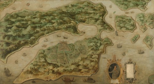 View of Ambon, c.1617. Creator: Anon.