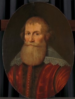 Portrait of Cornelis Haga (1578-1654), c.1645. Creators: Anon, Cornelis Haga.