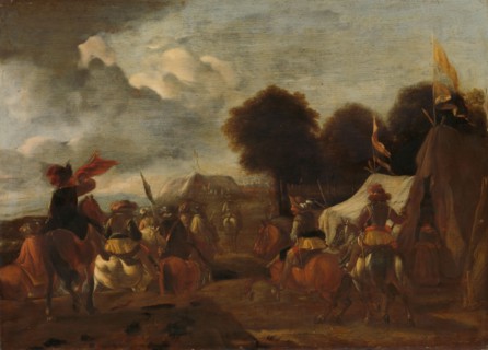 Army Camp, 1625-1674. Creator: Anon.