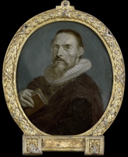 Portrait of Samuel Ampzing, Clergyman and Poet in Haarlem, 1700-1732. Creator: Arnoud van Halen.