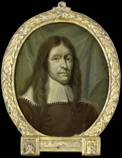 Portrait of Simon Abbes Gabbema, Historian of Friesland in Leeuwarden, 1700-1732. Creator: Arnoud van Halen.